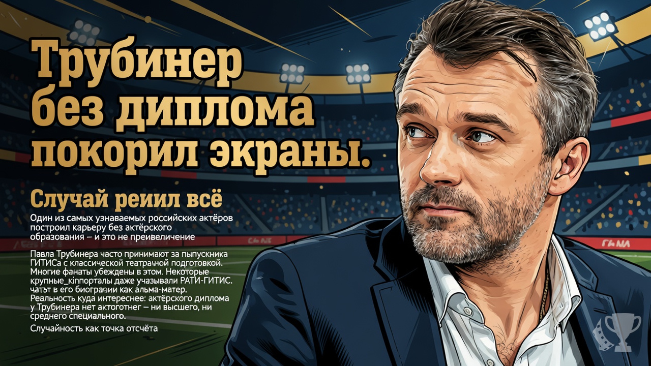 Трубинер без диплома покорил экраны. Случай решил всё