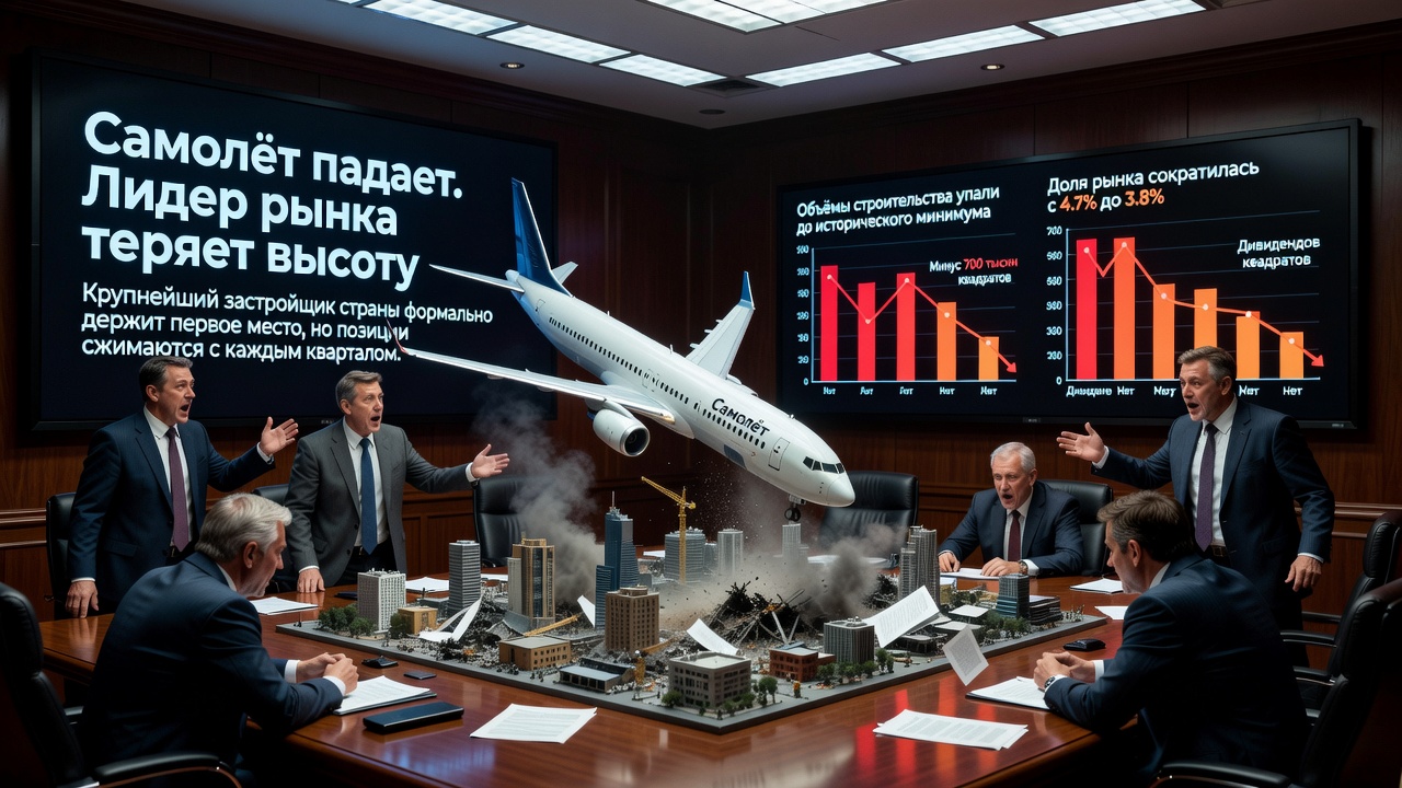 Самолёт падает. Лидер рынка теряет высоту